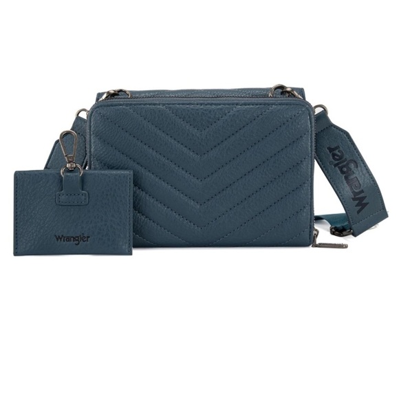 Wrangler Women 2 in 1 Magnetic Wallet/Purses with Crossbody Strap | NEW/NWT! - Picture 6 of 6